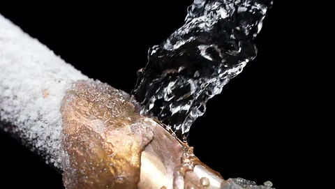 A leaking pipe